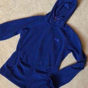Blue North Face Zip up Hoody
